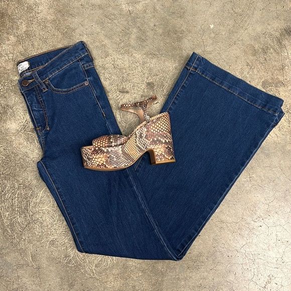 Free People Denim - Free people flare denim
